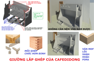 Giường tầng lắp ghép